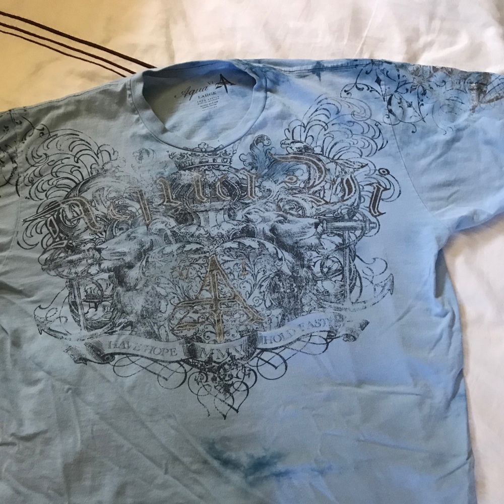 Men’s Aqua vi t shirt